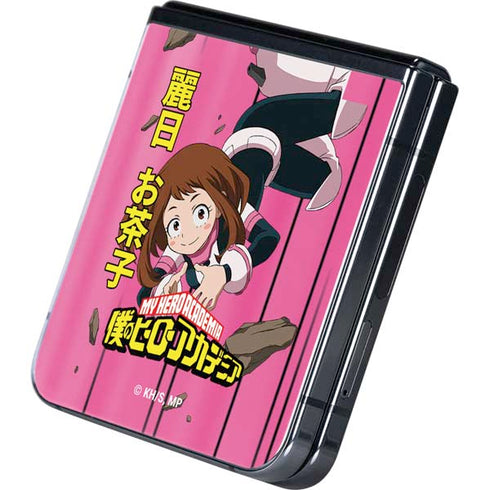 My Hero Academia Ochaco Uraraka Season 4 Galaxy Z Flip5 5G Skin
